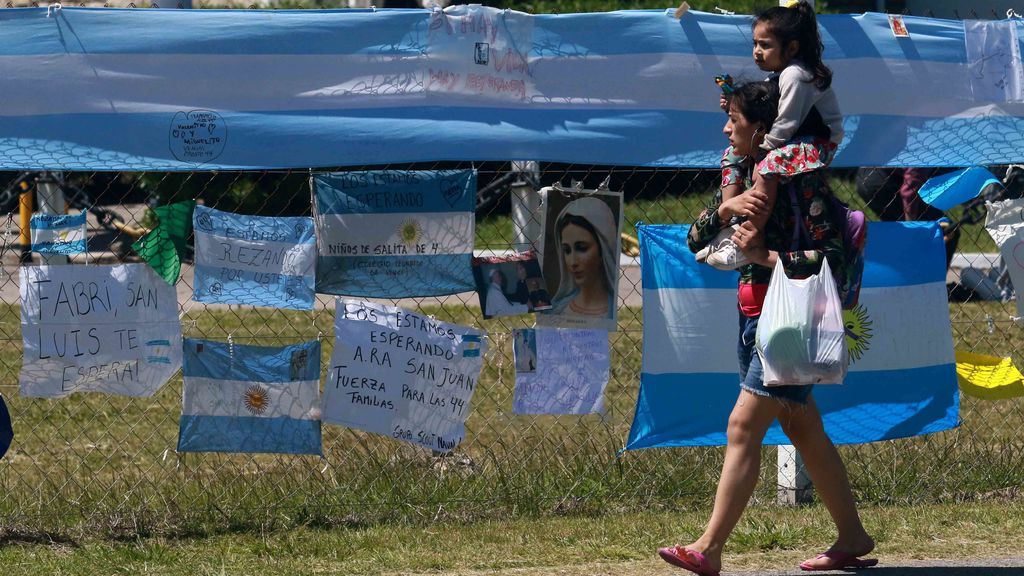 Indignación entre los familiares de los tripulantes del submarino desaparecido en Argentina