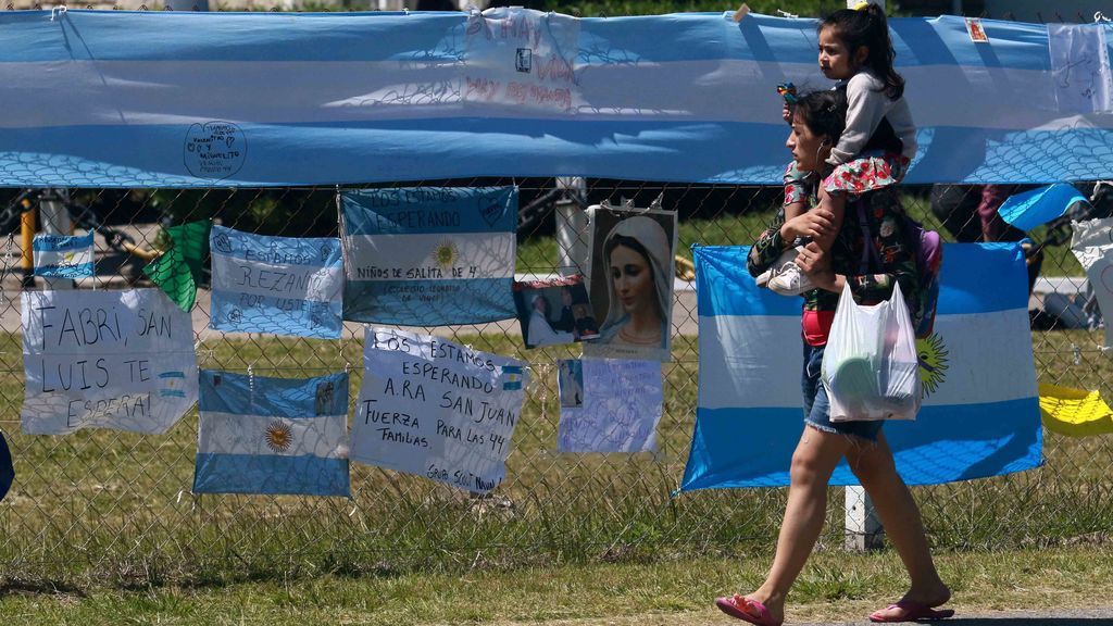 Indignación entre los familiares de los tripulantes del submarino desaparecido en Argentina