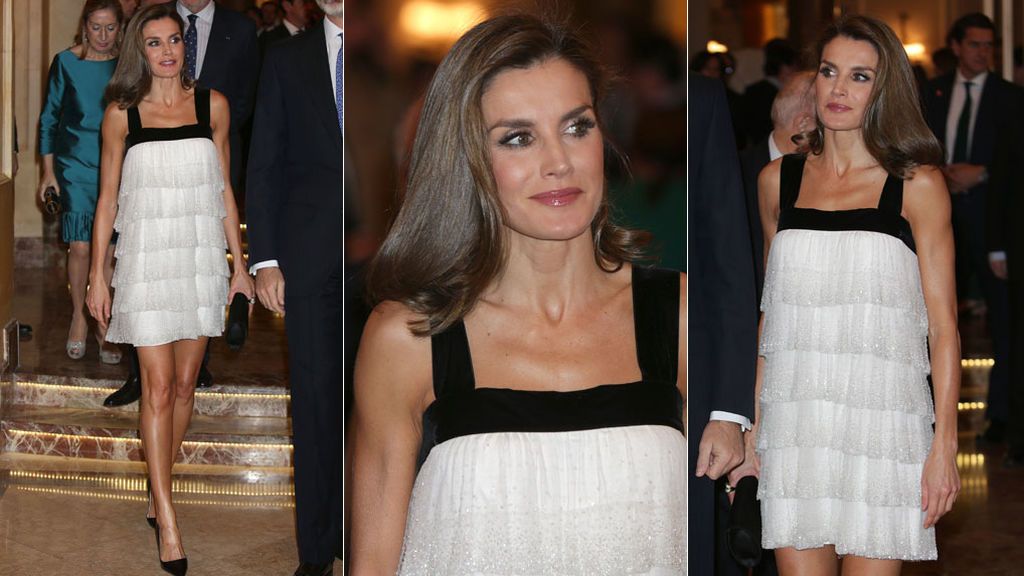 Aciertos y errores del vestido charlestón de Letizia