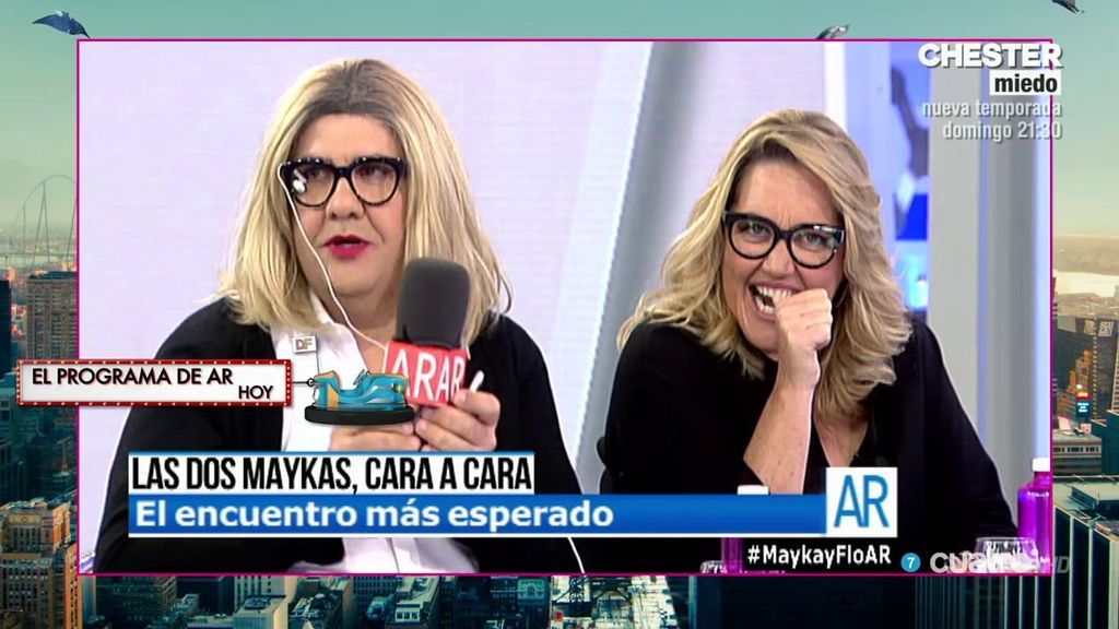Así ha sido el encuentro más esperado: las dos Maykas Navarro en 'El programa de Ana Rosa'