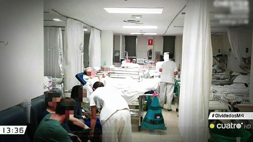 Las urgencias del hospital madrileño de La Paz, colpasadas y saturadas