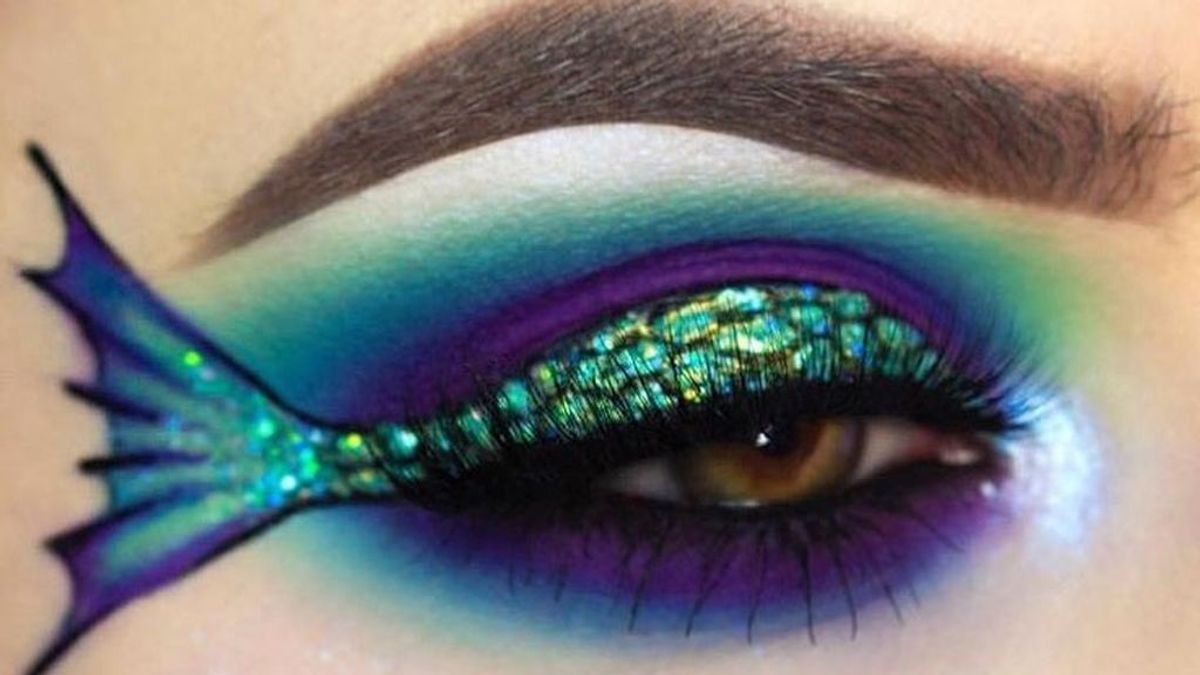 El 'mermeidliner': la nueva moda de maquillaje que arrasa en Instagram