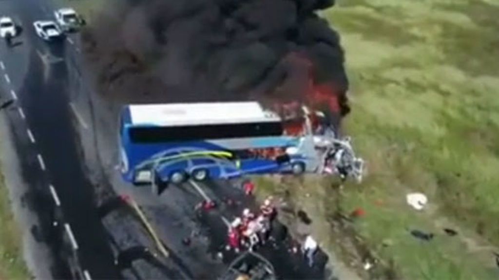Cuatro muertos en un impresionante accidente en México