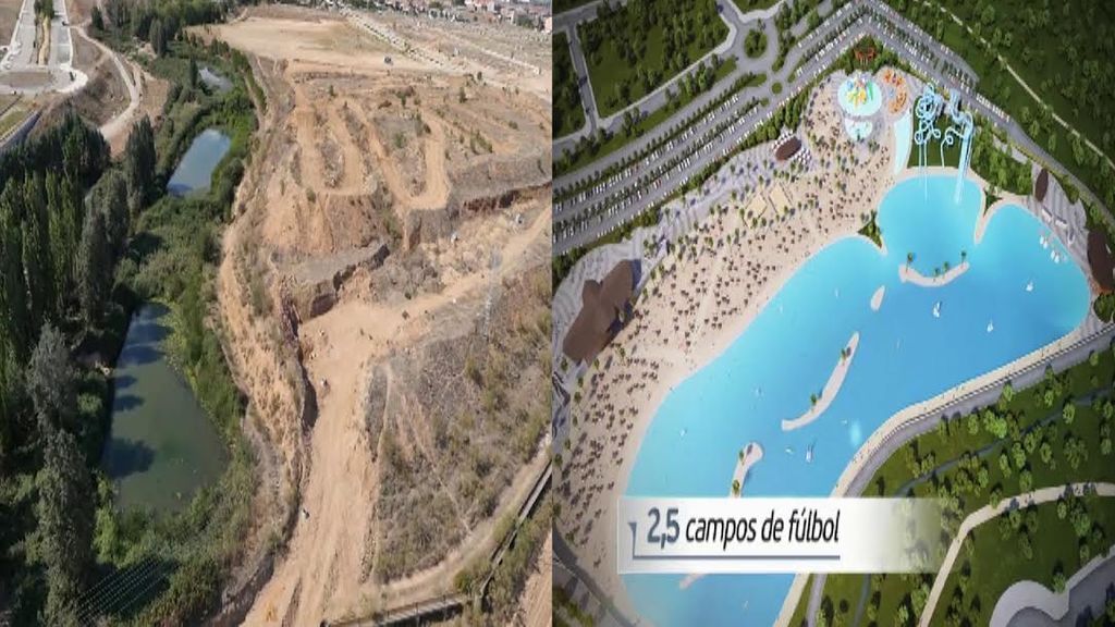 Polémica por la construcción de una playa artificial en Alovera, rodeada de 4.000 viviendas