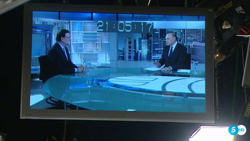 Mariano Rajoy, entrevistado por Pedro Piqueras el lunes a las 21h