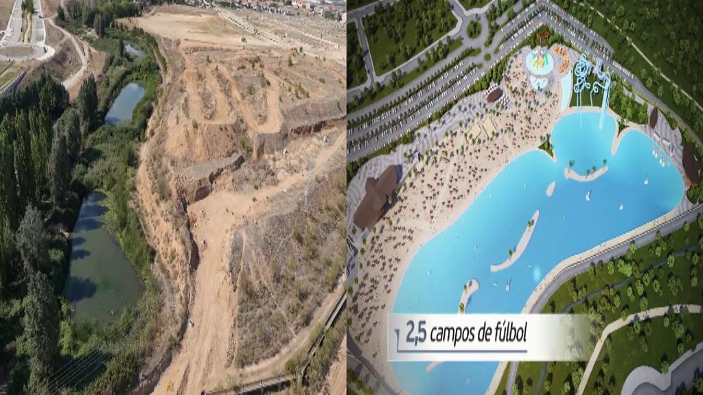 Una empresa planea ubicar una playa artificial, única en Europa, en Alovera