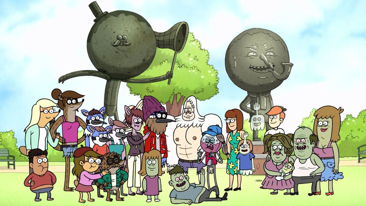 Personajes de la serie de animación 'Historias corrientes'.