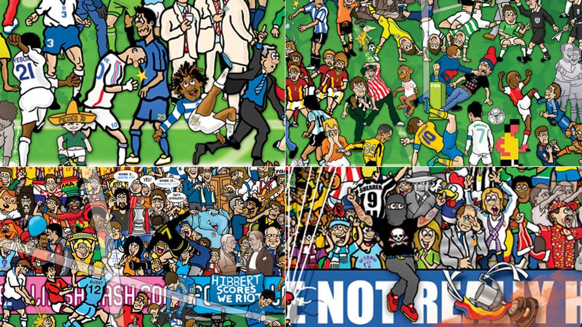 La historia del fútbol contada como nunca la has visto: 500 historias ilustradas al detalle