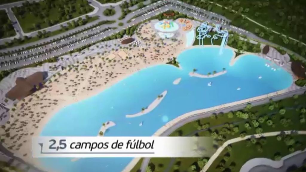 Una empresa planea ubicar una playa artificial, única en Europa, en Alovera