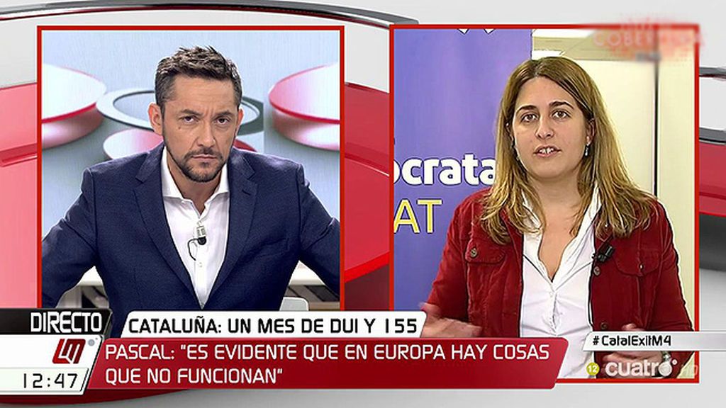 Pascal matiza a Puigdemont en ‘LM4’: “No imagino a Cataluña sin Europa”