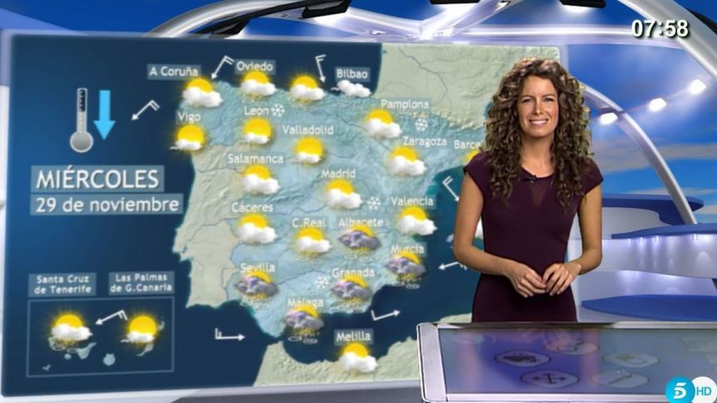 Cambio radical: mucha lluvia en el sur y frío en el norte