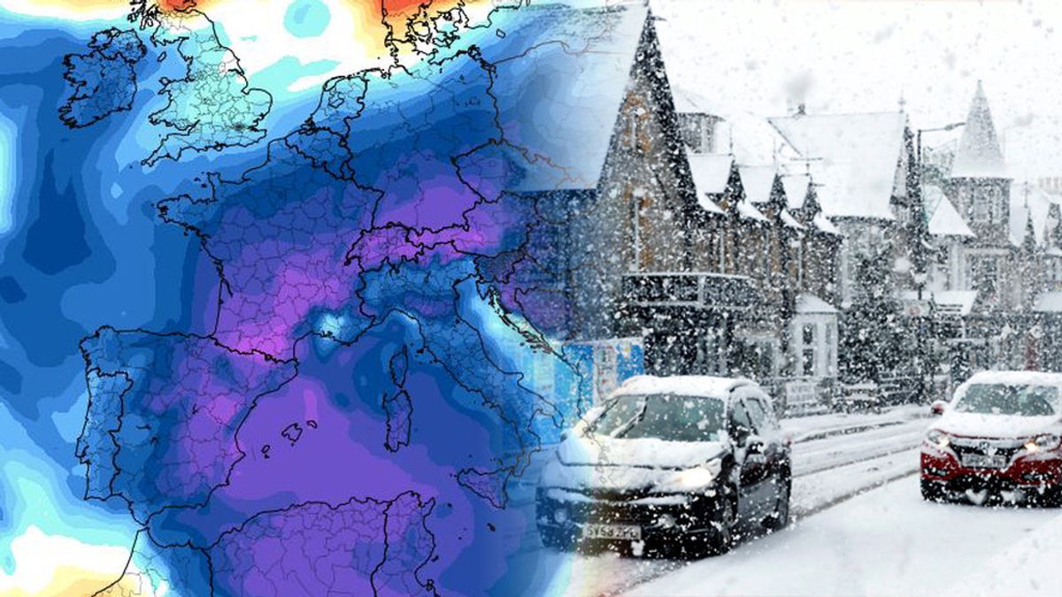 Nevadas y temperaturas de hasta -37ºC: la masa de aire polar afectará a toda Europa