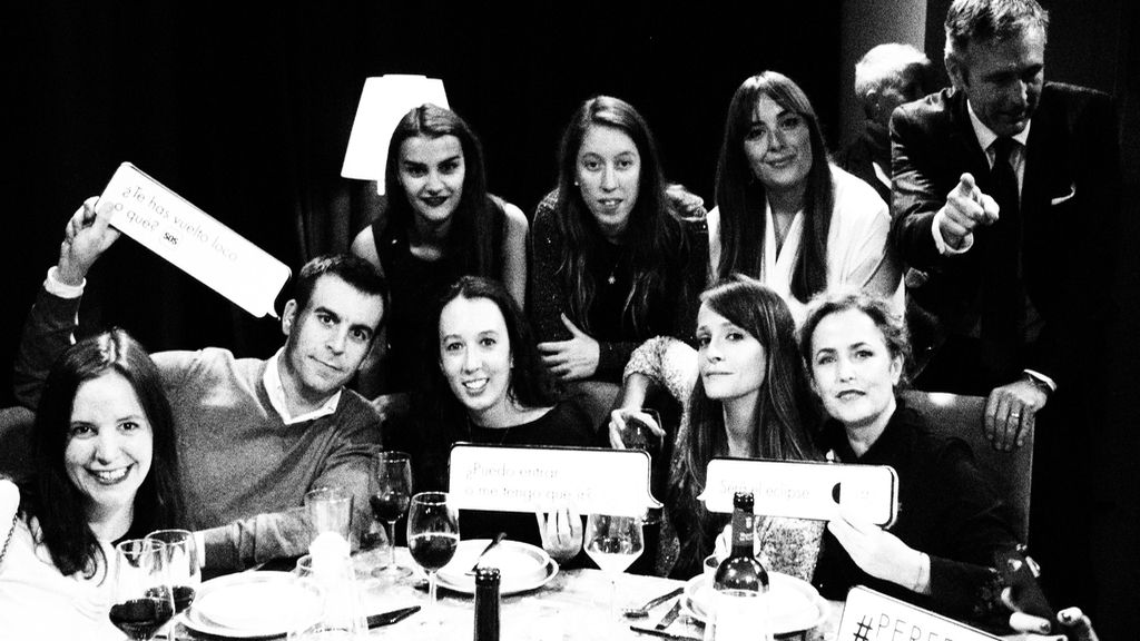 Ghislain Barrois y Telecinco Cinema celebrando el estreno