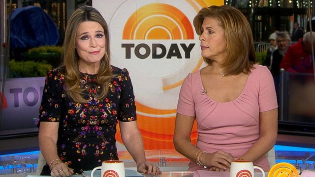 Savannah Guthrie y Hoda Kotb, copresentadoras del programa 'Today' de la NBC.