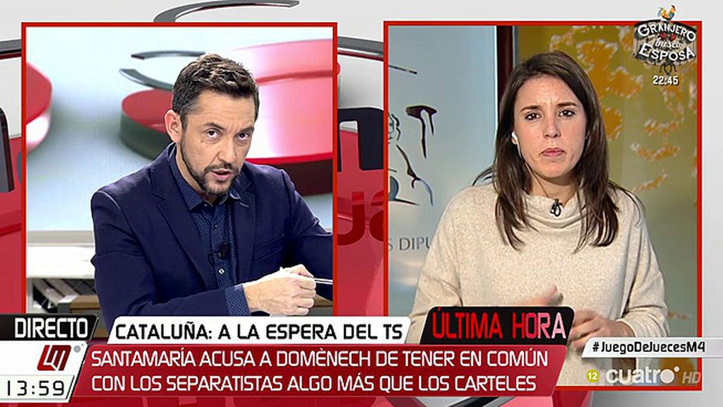 Montero sugiere en 'Las Mañanas de Cuatro' que la ley de la estiba podría haber sido a cambio de no acusar al PDeCAT