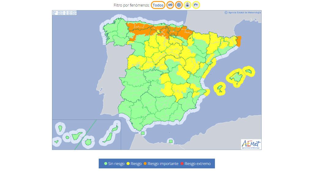 aemet viernes