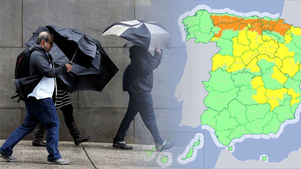 35 provincias españolas, en aviso por frío, nieve, viento y fenómenos costeros