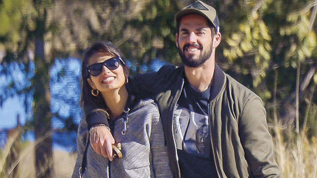 Sara Sálamo e Isco Alarcón.