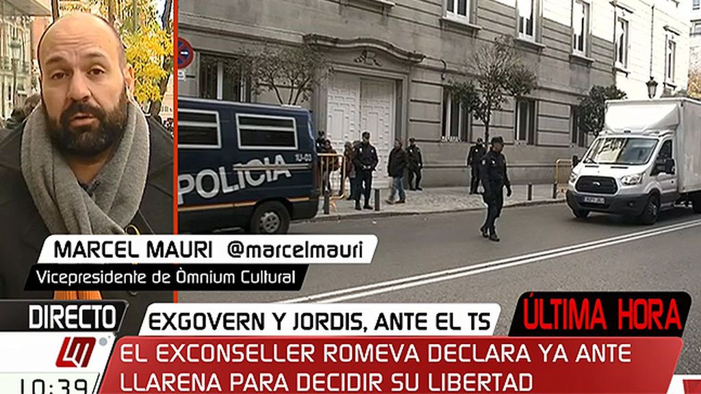 M.Mauri (Ómnium Cultural): "Es una vergüenza democrática que estén en la cárcel"