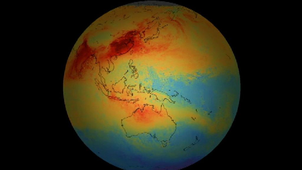 Un satélite de la ESA muestra el impacto de la contaminación en el mundo
