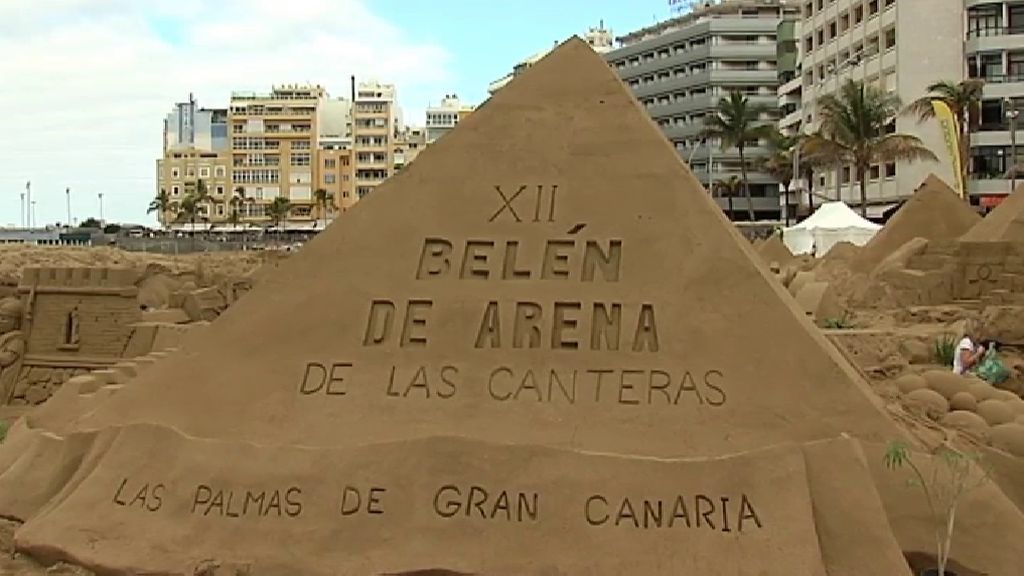 Canarias acoge el mayor Belén de arena de Europa