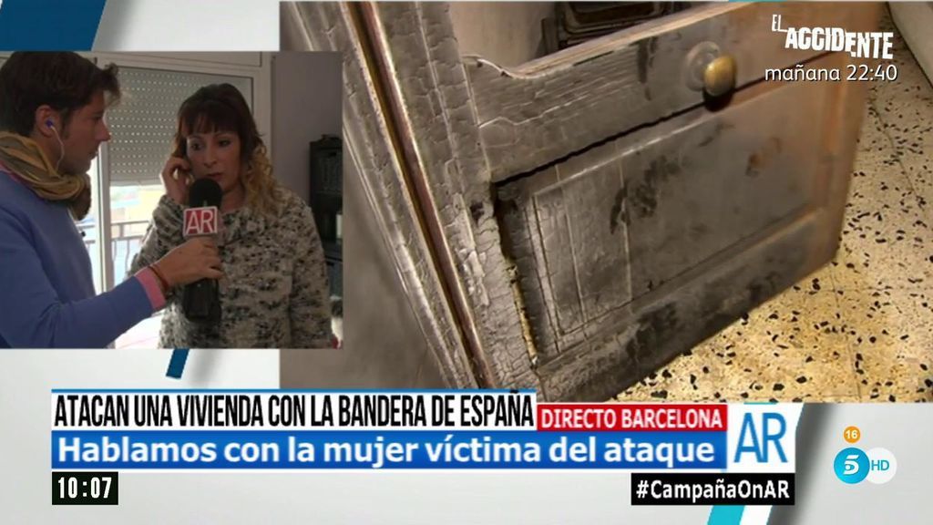 Cristina: “Llevamos meses amenazados por sentirme española y lucir mi bandera en el balcón”