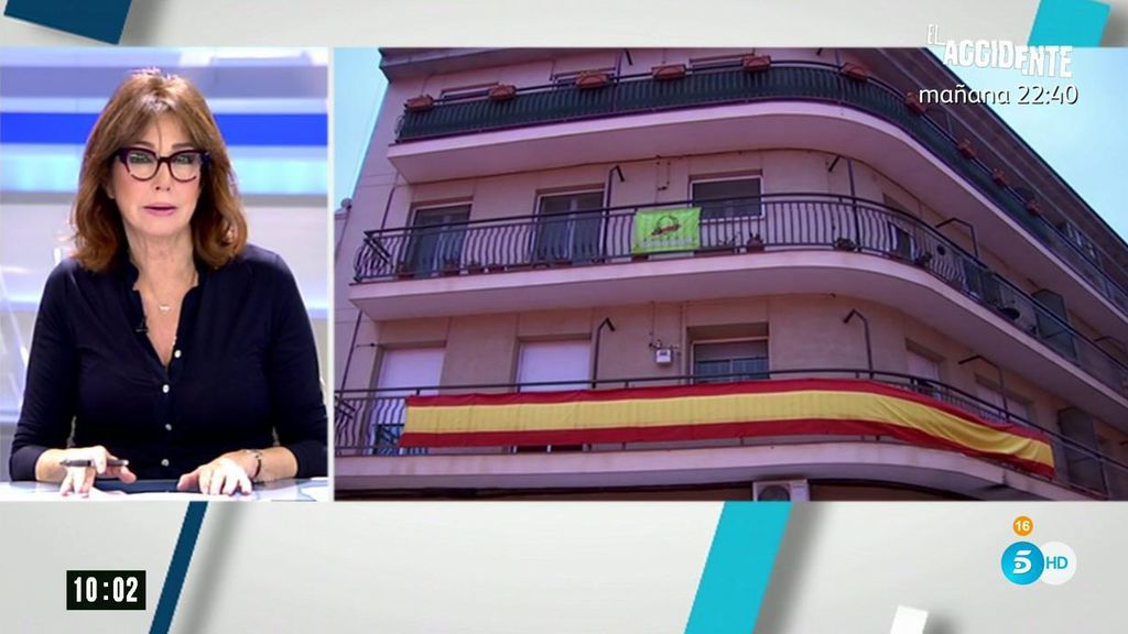 Pudo ser una tragedia: atacan una vivienda con la bandera de España en Balsareny