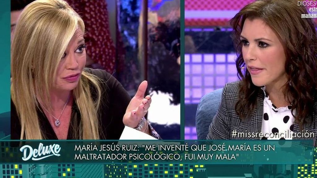 La pullita de Belén Esteban a Mª Jesús Ruiz: "Lo peor que le puede pasar a José María es estar contigo"