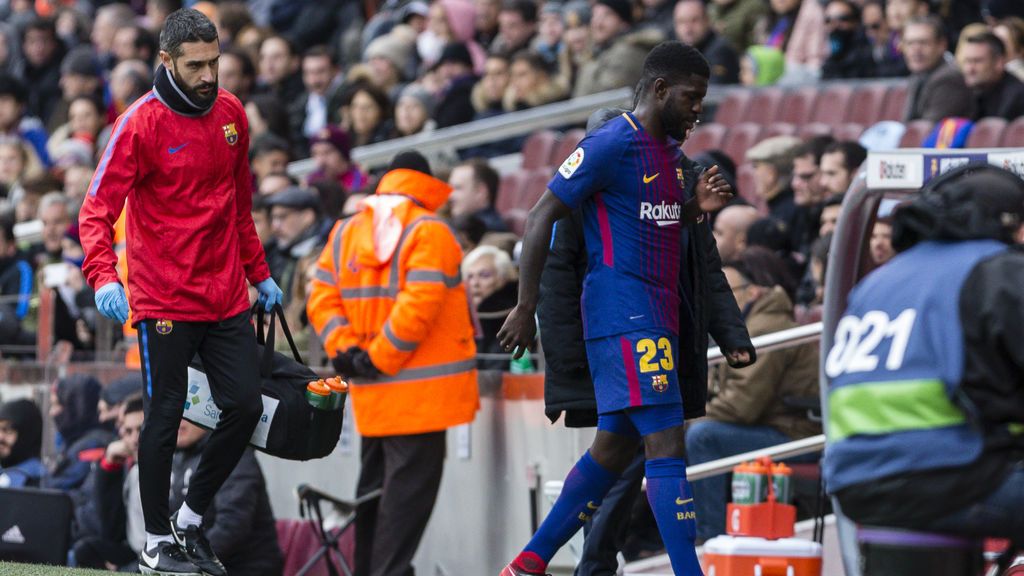El Barcelona ha hecho oficial la baja de Umtiti durante dos meses: se perderá el 'Clásico'