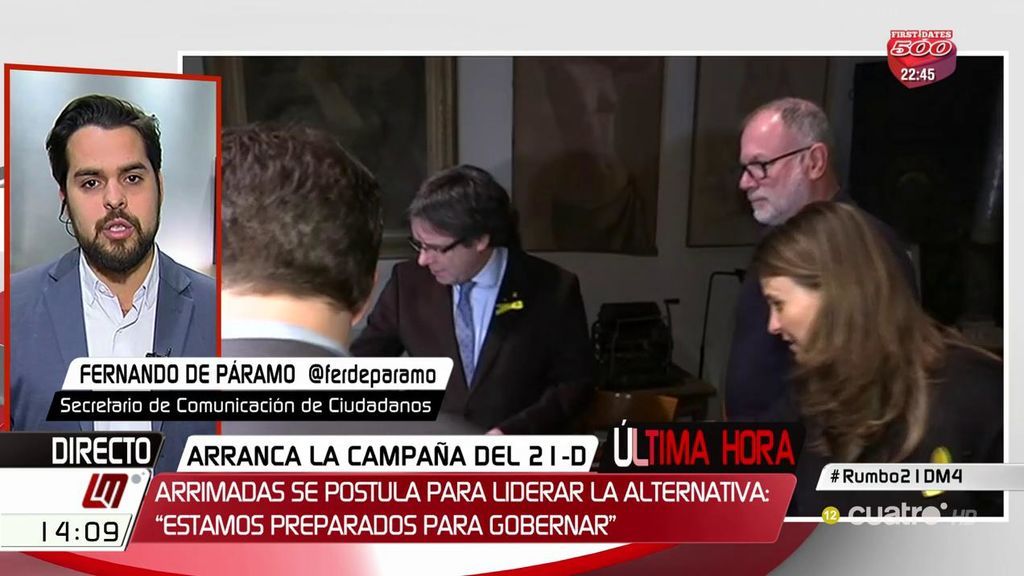 Fernando de Páramo: "Sembrar crisis en lugar de progreso, eso es lo que trae el independentismo"