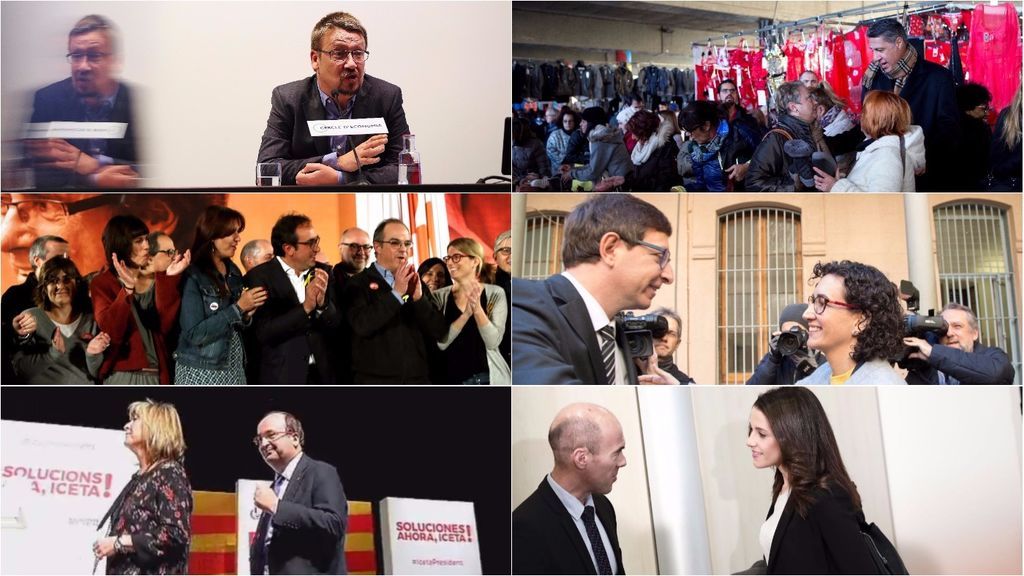 Historias de la cárcel, bailes y un “a por ellos” en el primer día de campaña de las elecciones catalanas