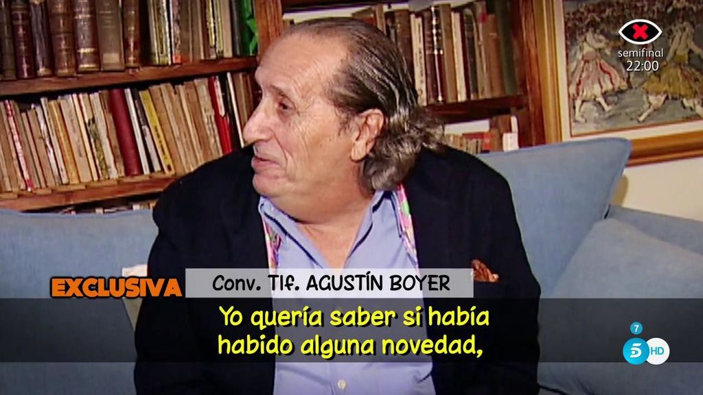 Agustín Boyer, sobre la boda de Ana: "No habrá avisado a nadie, ni a mis hijos ni a su hermana tampoco"