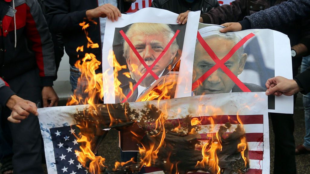 Alerta en Oriente Próximo ante las posibles reacciones violentas tras la decisión de Trump