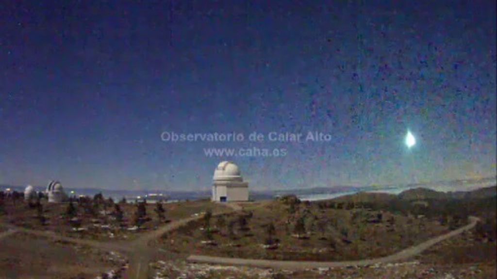 Un asteroide ilumina el cielo de Castellón