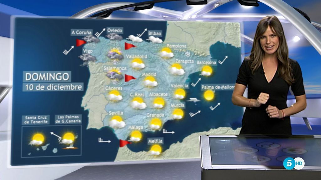 La borrasca Ana se acerca: Comienzan las lluvias y los vientos fuertes en el noroeste