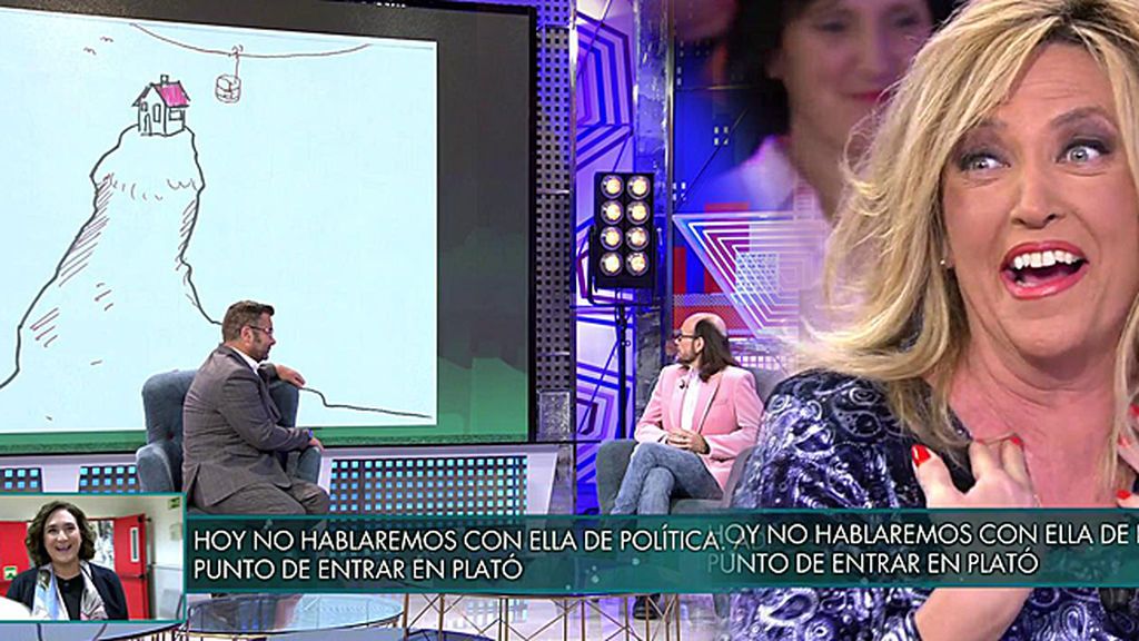 Santiago Segura hace un dibujo para la psicóloga... ¡y Lydia Lozano interpreta un pene!