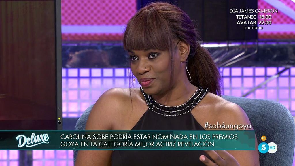 Carolina Sobe: "Me pueden nominar a los Goya como mejor actriz revelación"