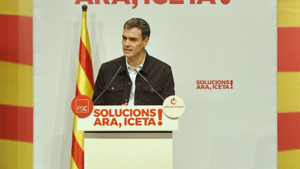 Pedro Sánchez dice que en Cataluña "se respira remontada" socialista