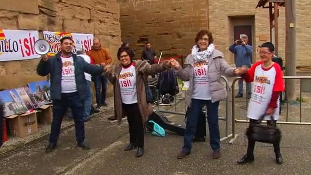 Los vecinos de Villanueva de Sijena esperan ansiosos el regreso de las 44 obras procedentes de Lleida