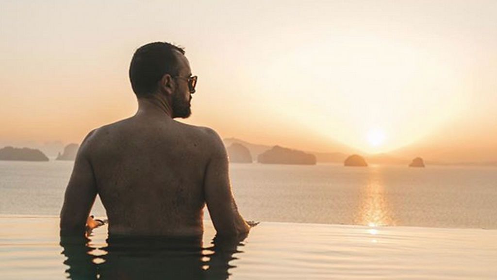 ¡Disfrutando de la luna de miel! Risto comparte su atardecer más sensual y bonito