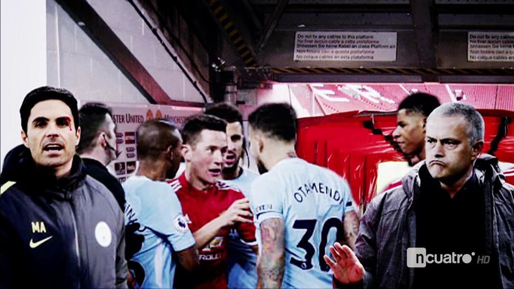 La reconstrucción de lo sucedido en el vestuario de Old Trafford entre Mourinho y los jugadores del City y del United