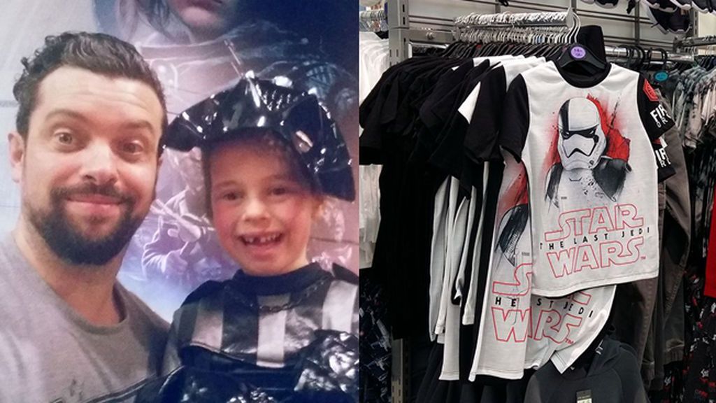 "¿Por qué estas camisetas de Star Wars están solo disponibles en la sección de niños?"