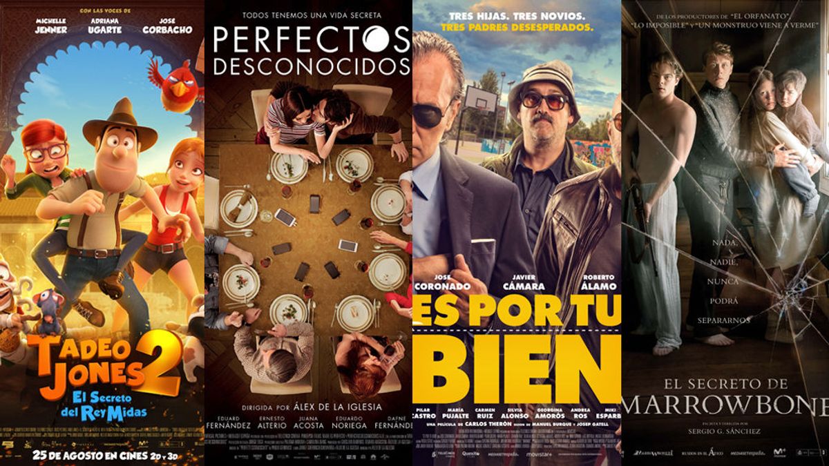 Telecinco Cinema coloca sus cuatro películas del año como las más taquilleras del cine español en 2017