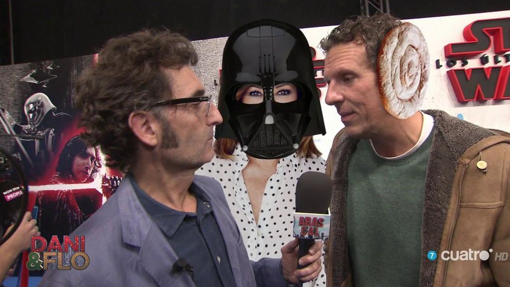 Javier Abascal se cuela en el preestreno de ‘Star Wars’
