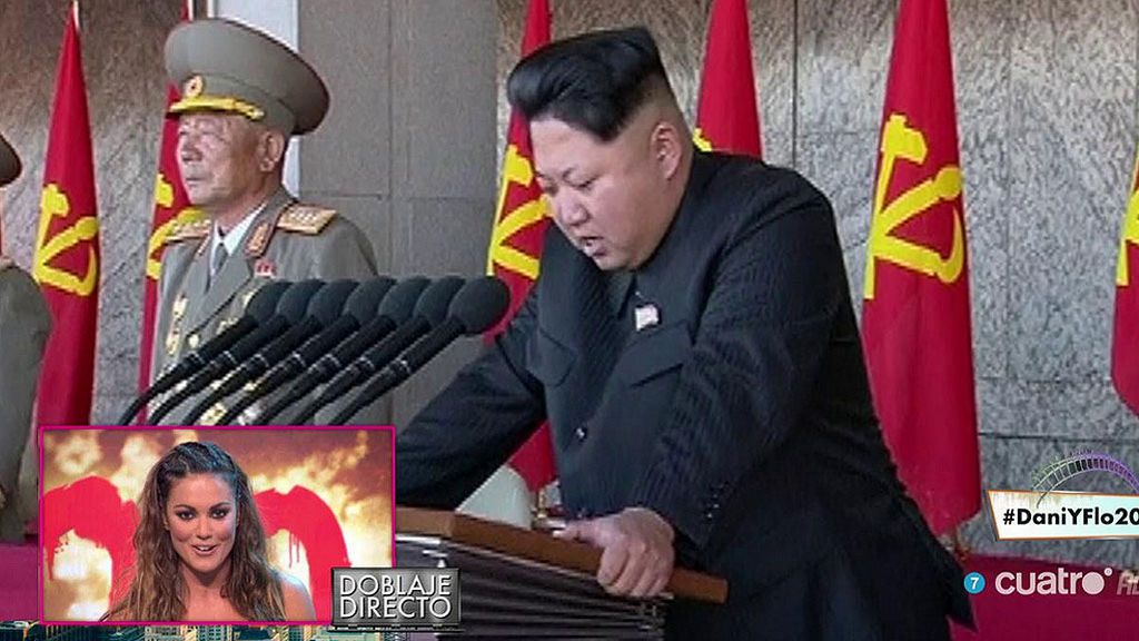 Lara Álvarez se atreve con su primer doblaje en directo: un Kim Jong-un con acento andaluz