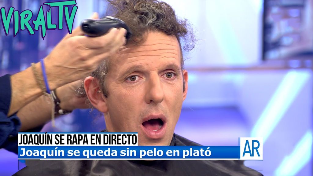 ¡Tío bueno! Joaquín Prat arrasa en redes con su rapado en directo