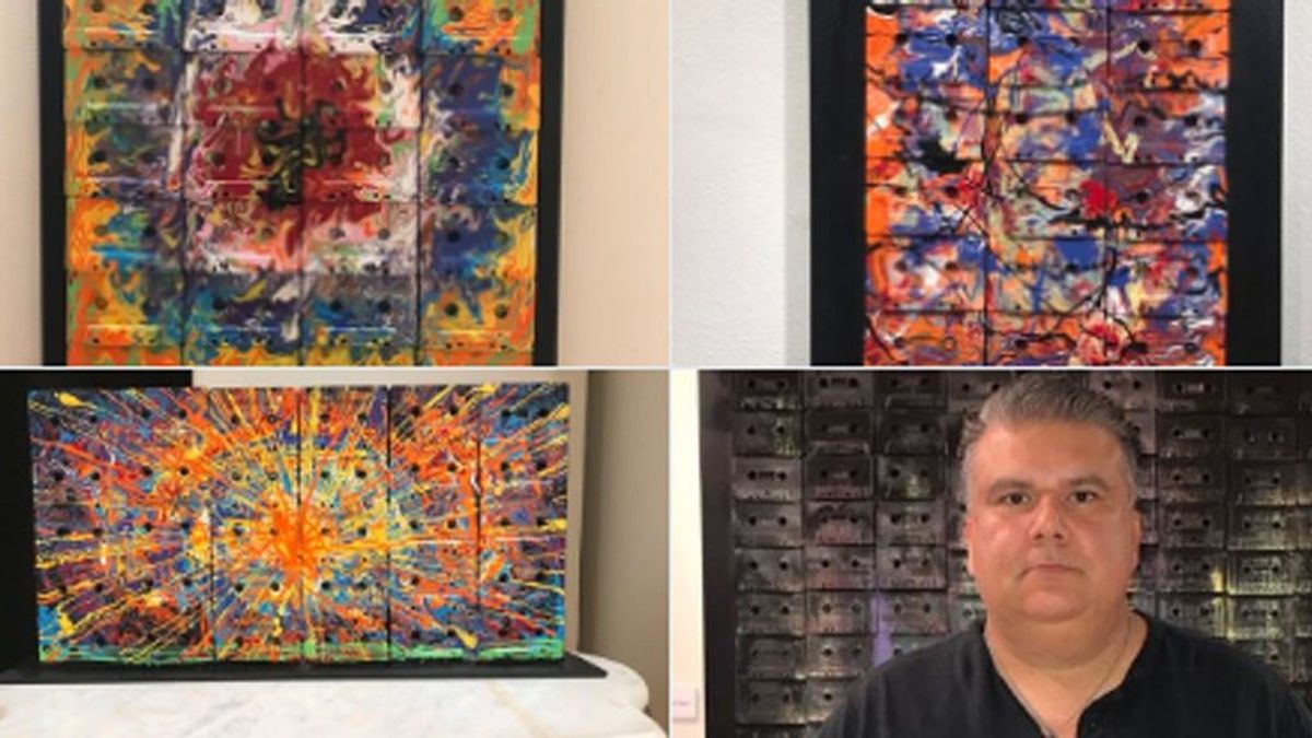 Cuenta en Twitter que nadie ha ido a ver la exposición de su padre y sus obras de arte se hacen virales