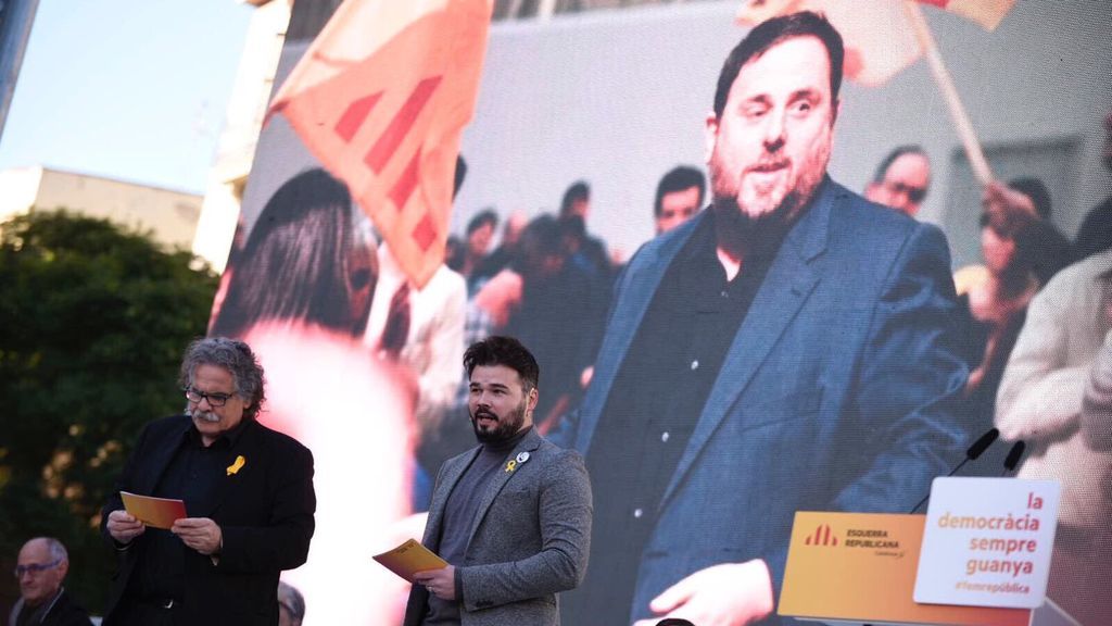 Junqueras pide el voto para ERC: "Somos nosotros los que pararemos la infamia"