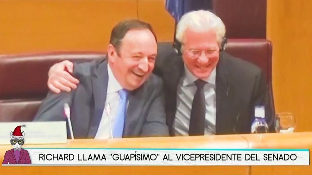 Richard Gere desata pasiones y revoluciona el Senado español