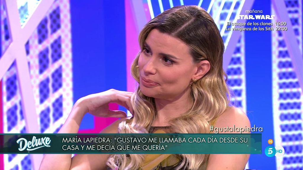 María Lapiedra: "Mi marido me ha dicho que cuando llegue mañana a casa él ya no va a estar"